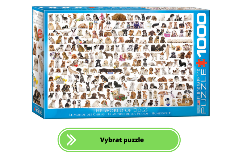 Dárky pro pejskaře a psy - puzzle